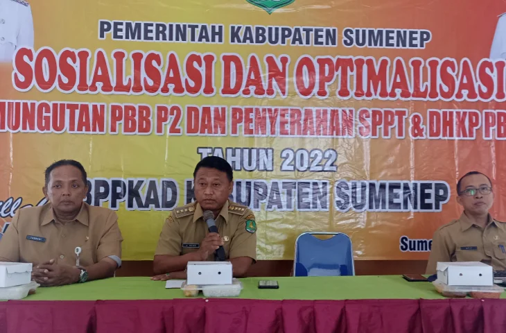 Dorong Sadar Pajak, BPPKAD Sumenep Sosialisasi Optimalisasi Pemungutan PBB P2