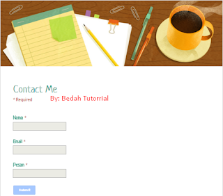 Cara Mudah Buat Contact Blog 