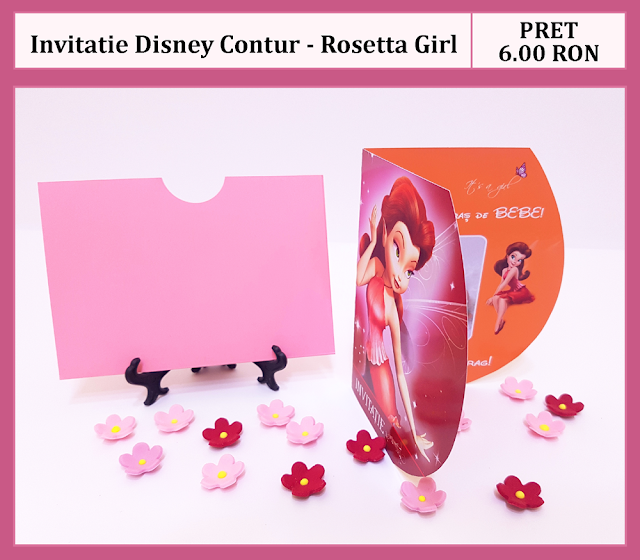 invitatii botez contur Rosetta