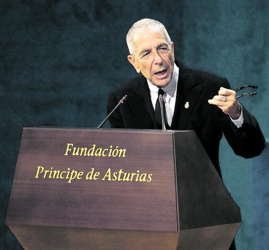 LEONARD COHEN - Discurso premio Principe de Asturias