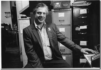 Peter Orlovsky, Allen Ginsberg's office, 437 East 12th St. New York City, 1984. c. Allen Ginsberg Estate