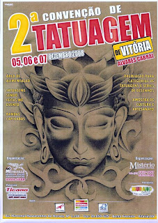 Cartaz da 2ª Convenção de Tatuagem de Vitóriaar