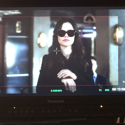 Tammin Sursok (Jenna) PLL behind-the-scenes episode 7x05