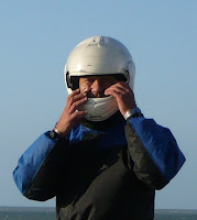 Pierre-Yves Gires pilote du char à voile F1439 de type Classe 2