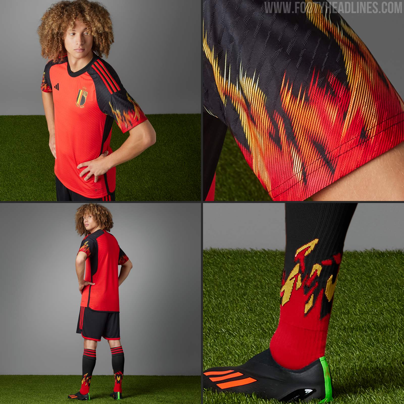 adidas 2020-2021 Belgium Home Football Socks (Red)