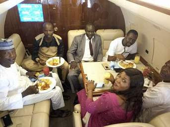 ''Who is paying for them?'' Someone wants to know why Nigerian youth leaders travel on Private Jets