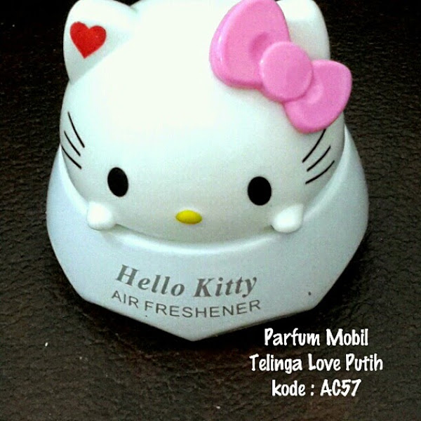 Pewangi Mobil Hello Kitty Grosir Ecer Murah Putih