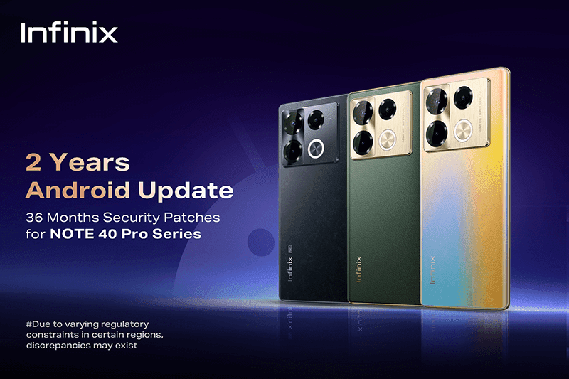 Infinix NOTE 40 Pro Series major OS announced