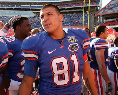 Aaron Hernandez, American football player