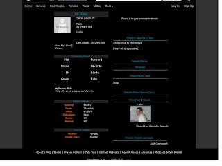 Plain Black Skinny Myspace Layouts