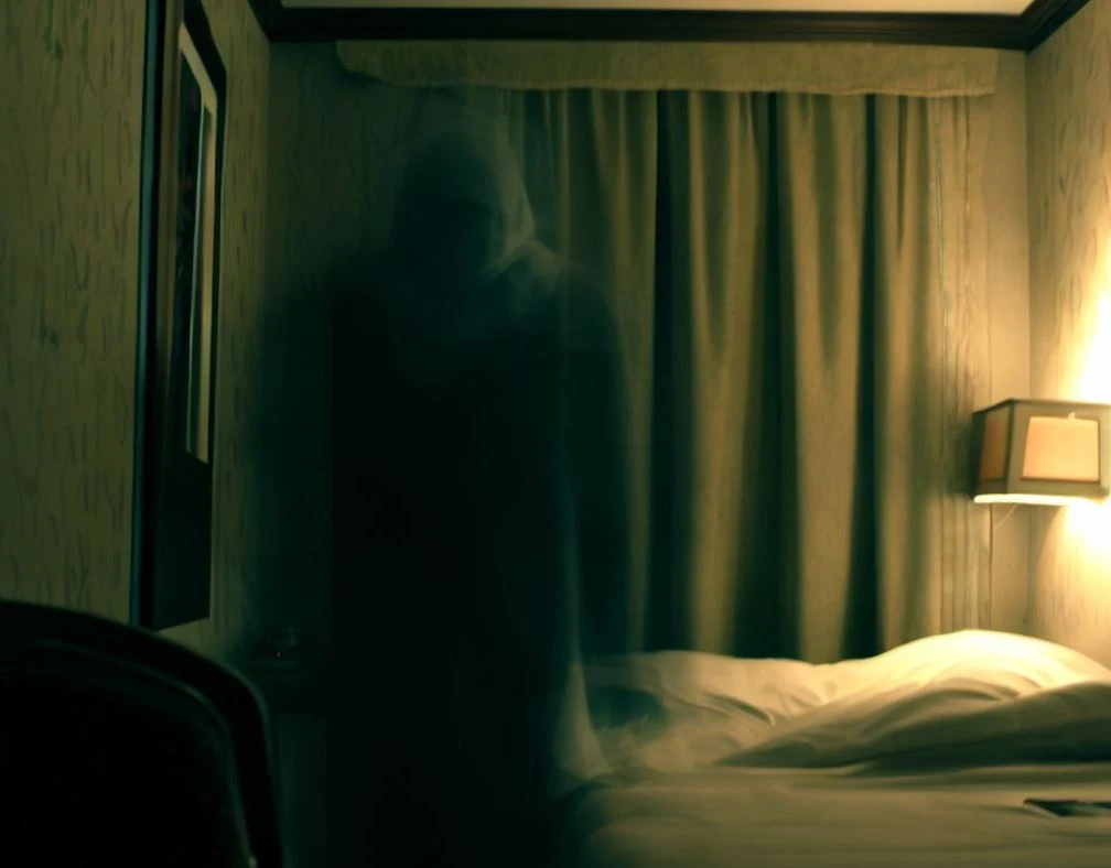 Homem deixou seu quarto de hotel imediatamente após o início de atividade paranormal.
