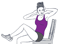 5 CHAIR EXERCISES FOR REDUCING FAT - Fitness Exercise