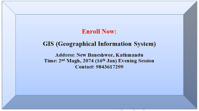 GIS (Geographical Information System) Training in New baneshwor, Kathmandu Nepal