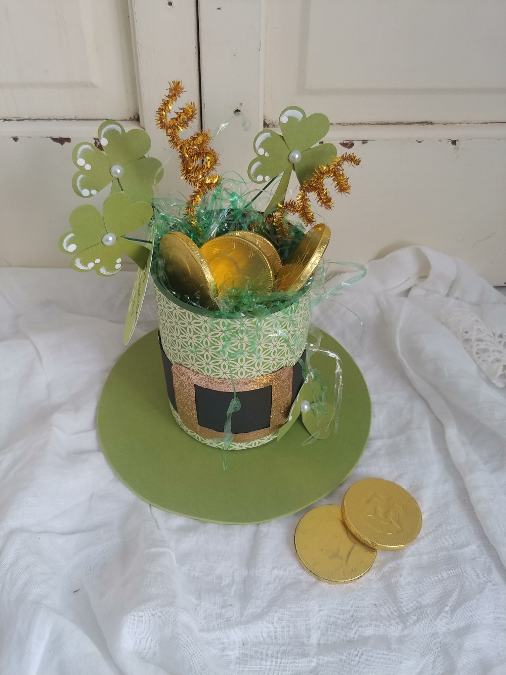 Upcycled Tin Can St. Patrick's Day Hat