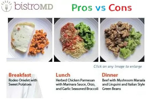 3. BistroMD Weight Loss Meal Delivery - Pros vs Cons