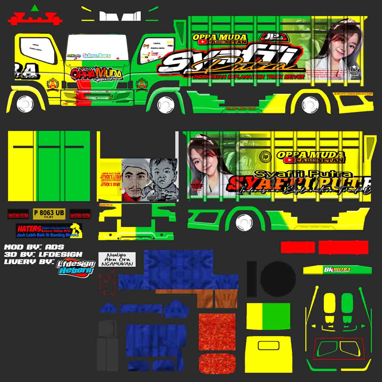 download livery mod bussid truk oleng