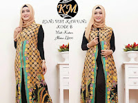 Model Baju Batik Wanita Muslimah Modern