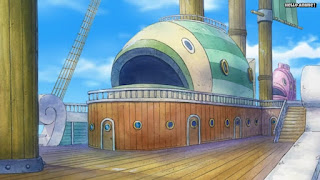 ワンピースアニメ 魚人島編 541話 タイヨウの海賊団 海賊船 | ONE PIECE Episode 541