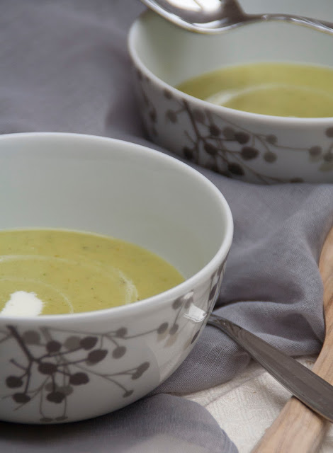 Brokkoli-Creme-Suppe - Nahaufnahme