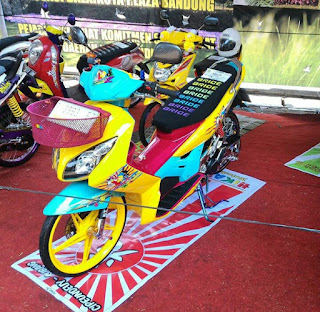 Modifikasi Motor Yamaha Nouvo Mothai