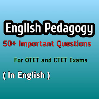 English Pedagogy Important Questions For OTET/CTET Exams