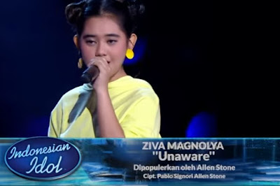 Download Lagu Mp3 ZIVA - UNAWARE (Allen Stone) [Indonesian Idol 2019]
