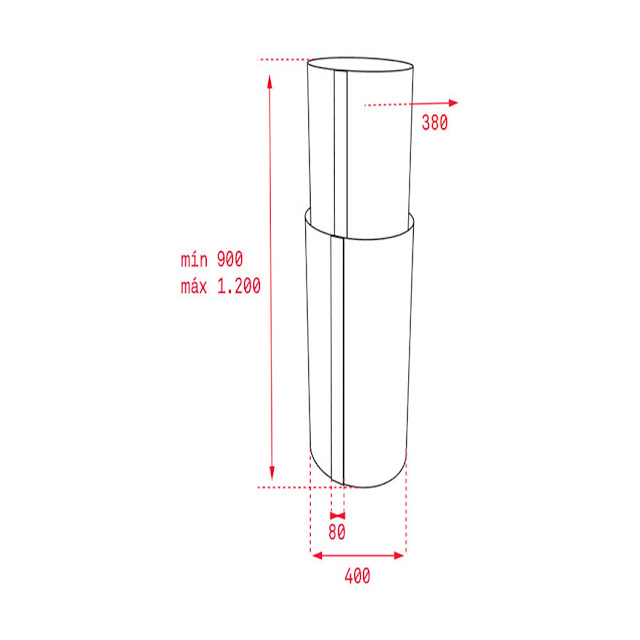 Máy hút mùi ốc đảo Teka CC 485 S/STEEL