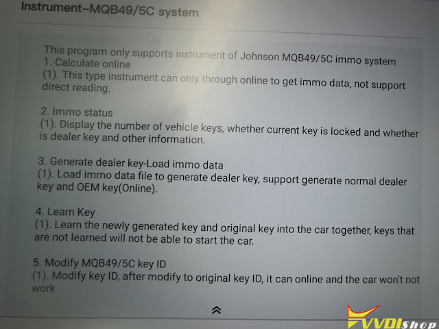 vvdi key tool plus mqb49 5c