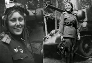 Wanita ini membeli sendiri Tank T-34 dan mengamuk di medan perang demi membalaskan suaminya yang tewas melawan nazi