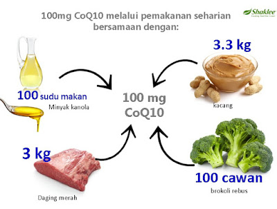 Coq10 dalam makanan