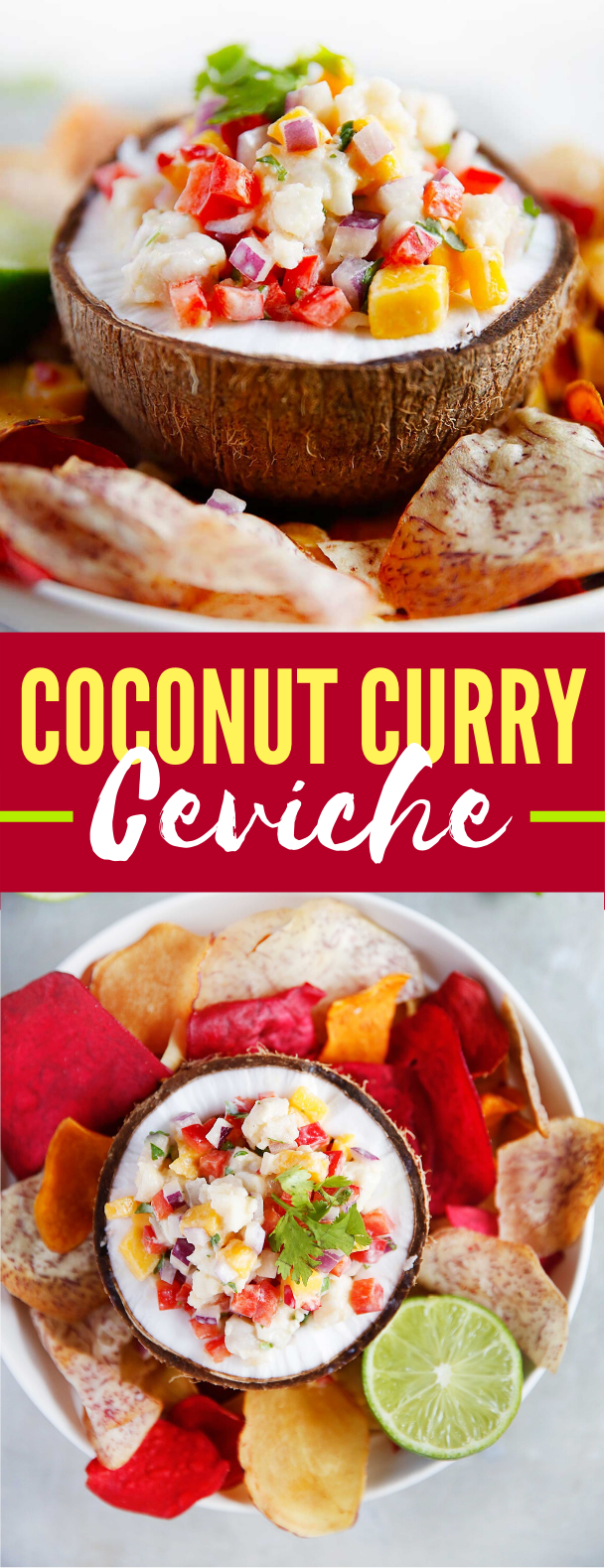 COCONUT CURRY CEVICHE #meals #summerrecipe #recipe #appetizers #comfortfood