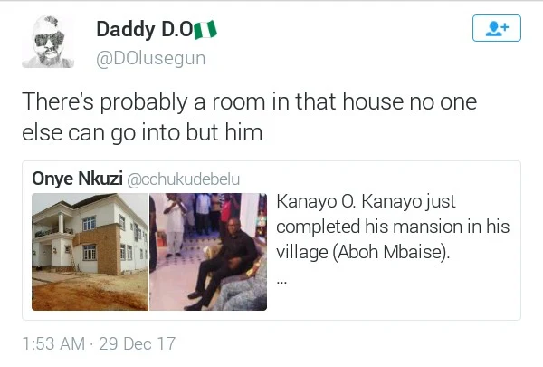 Photo: Funny tweet about Nollywood actor, Kanayo .O. Kanayo