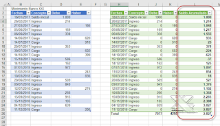 Power Query: Saldo acumulado creciente