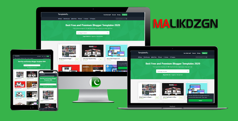 Malikdify Redezign Blogger Template Made In Pakistan