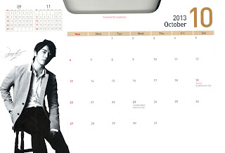 Suju Donghae Kyochon Calendar 2013 2