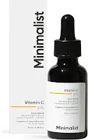 Minimalist 10% Vitamin C Face Serum | Formulated & Tested For Sensitive Skin with Ethyl Ascorbic Acid & PHA | All Skin Types| Brightening & Hydrating Formula for Unisex, 10ml