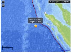 Gempa Bumi Aceh 8.5 SR 11 April 2012