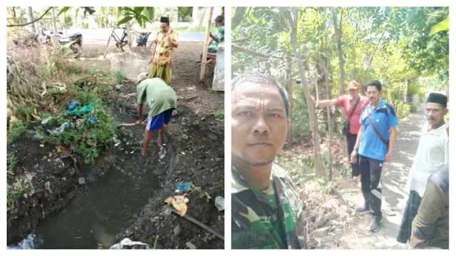 Belum Sepekan Dilantik, Kades Kesambirampak Kapongan Gelar Kerja Bakti Normalisasi Aliran Sungai