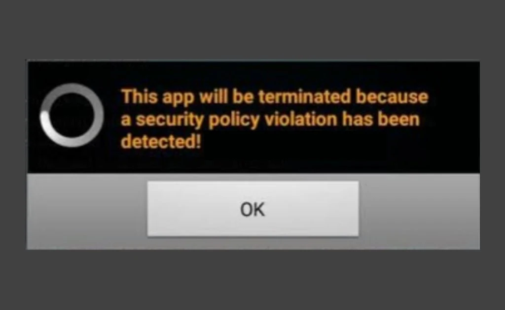 Setelah mendownload game dan hendak menginstalnya muncul pesan "This App Will be Terminated Because a Security Policy Violation has been Detected" di android, kenapa itu terjadi dan bagaimana cara mengatasinya