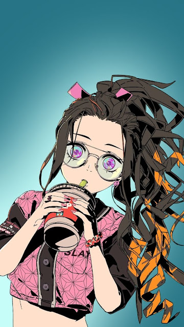 Papel de parede da Nezuko Kamado do anime Kimetsu no Yaiba | wallpaper da Nezuko Kamado em HD