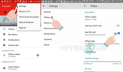 Cara Memindahkan Video Youtube Offline ke Galeri SD Card Termudah
