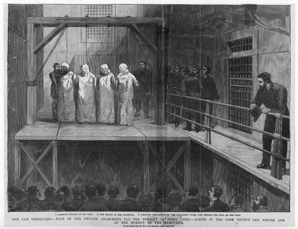 execution of Chicago anarchists