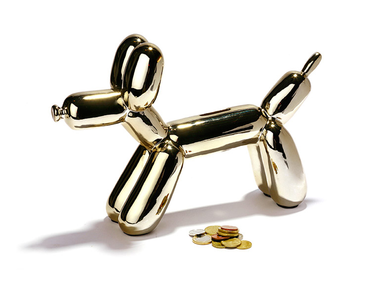 Large Balloon Dog Banks Money Boxes 