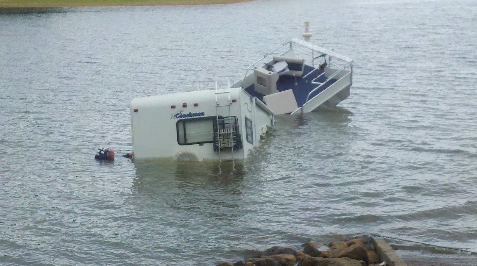 Troup County Sheriff's Office: RV Sinks at Whitetail Campground!