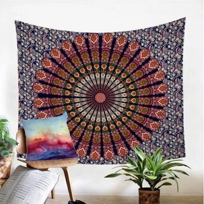 Mandala Floral Tapestry