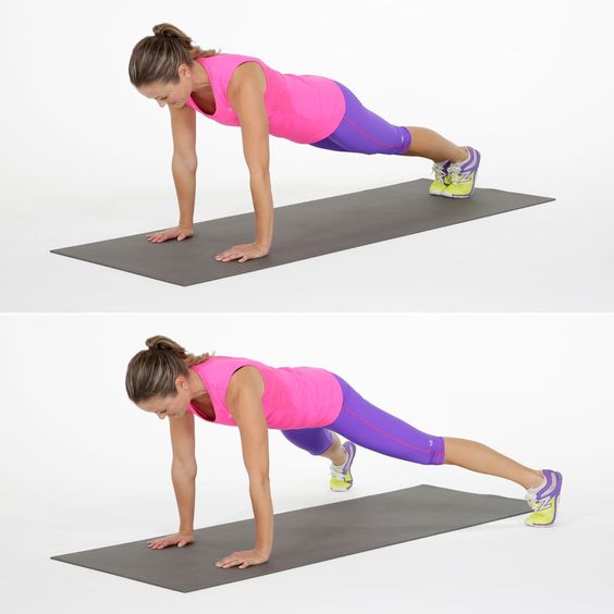 14. Plank Jacks