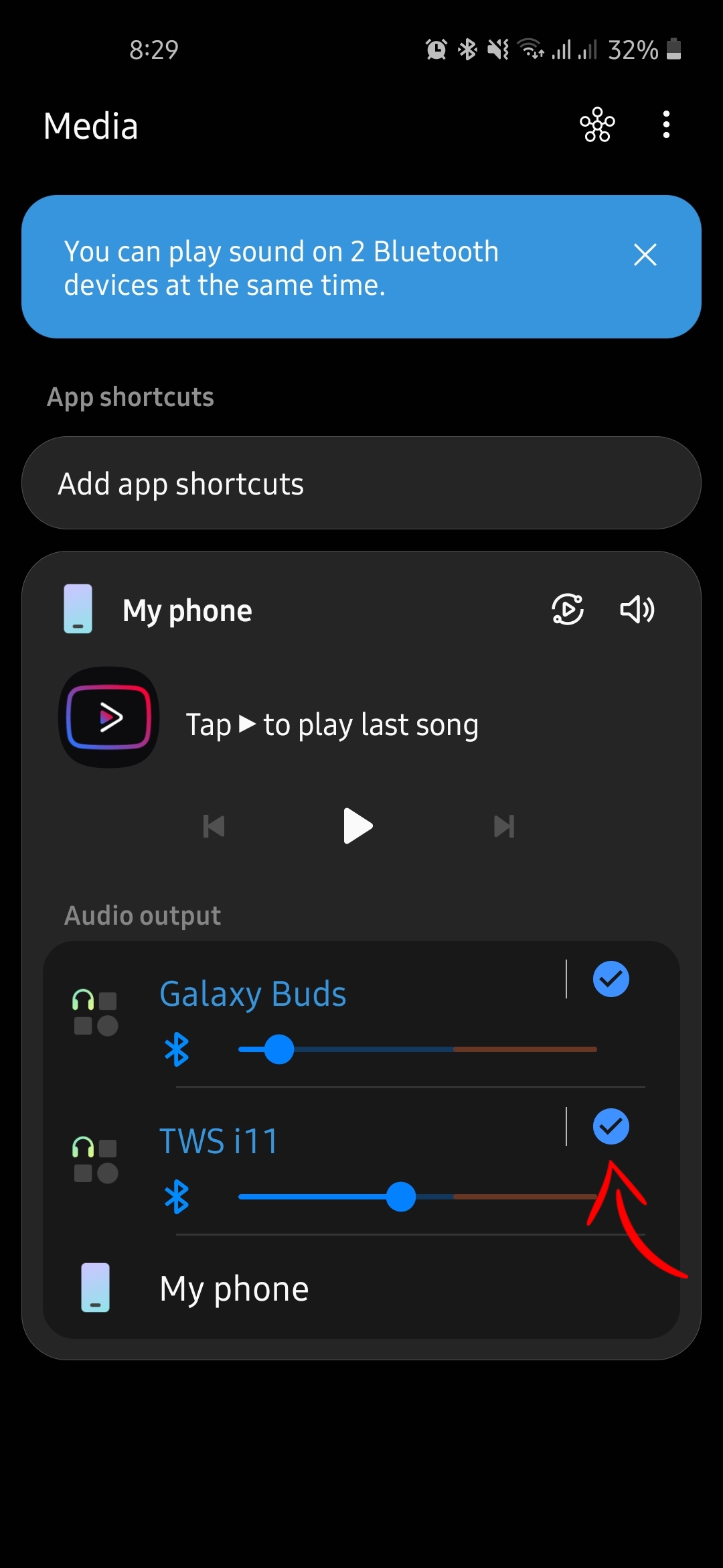 Enable Dual Audio in Samsung Phone