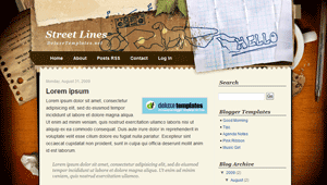 Street Line is a really nice Blogger Templates