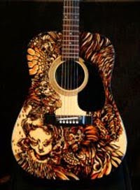 Sharpie Guitar Classic Airbrush Design