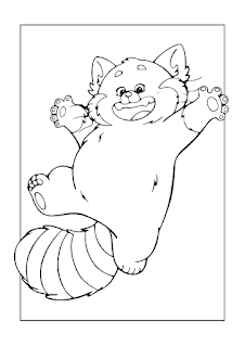 Turning Red: Free Printable Coloring Pages.